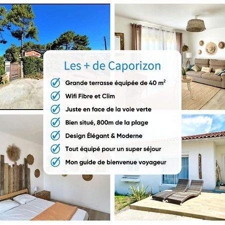 Caporizon-Villa Courant-Terrasse-Proche Plage Mimizan Exterior foto